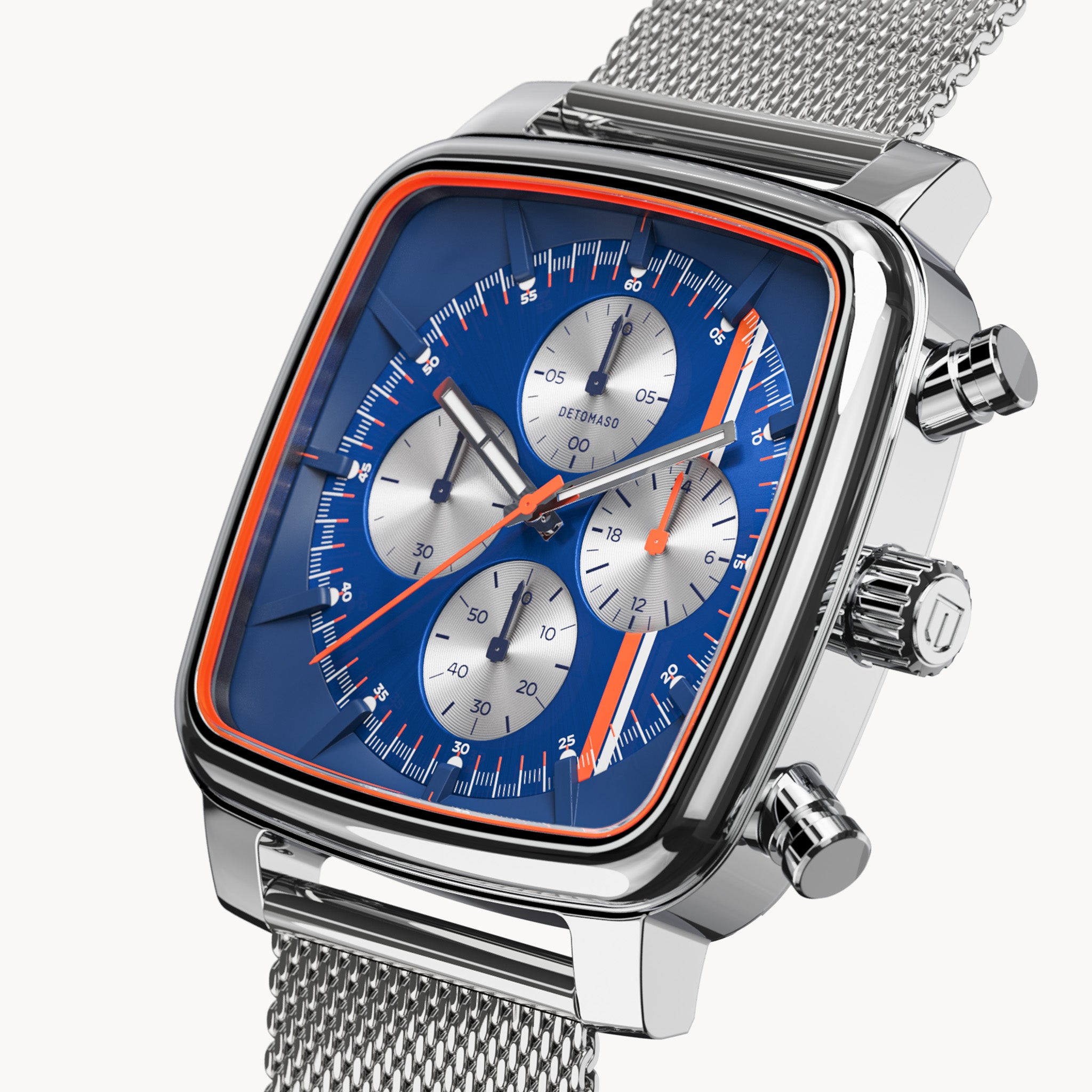 D20 Chrono Stradale – Silver Blue Orange