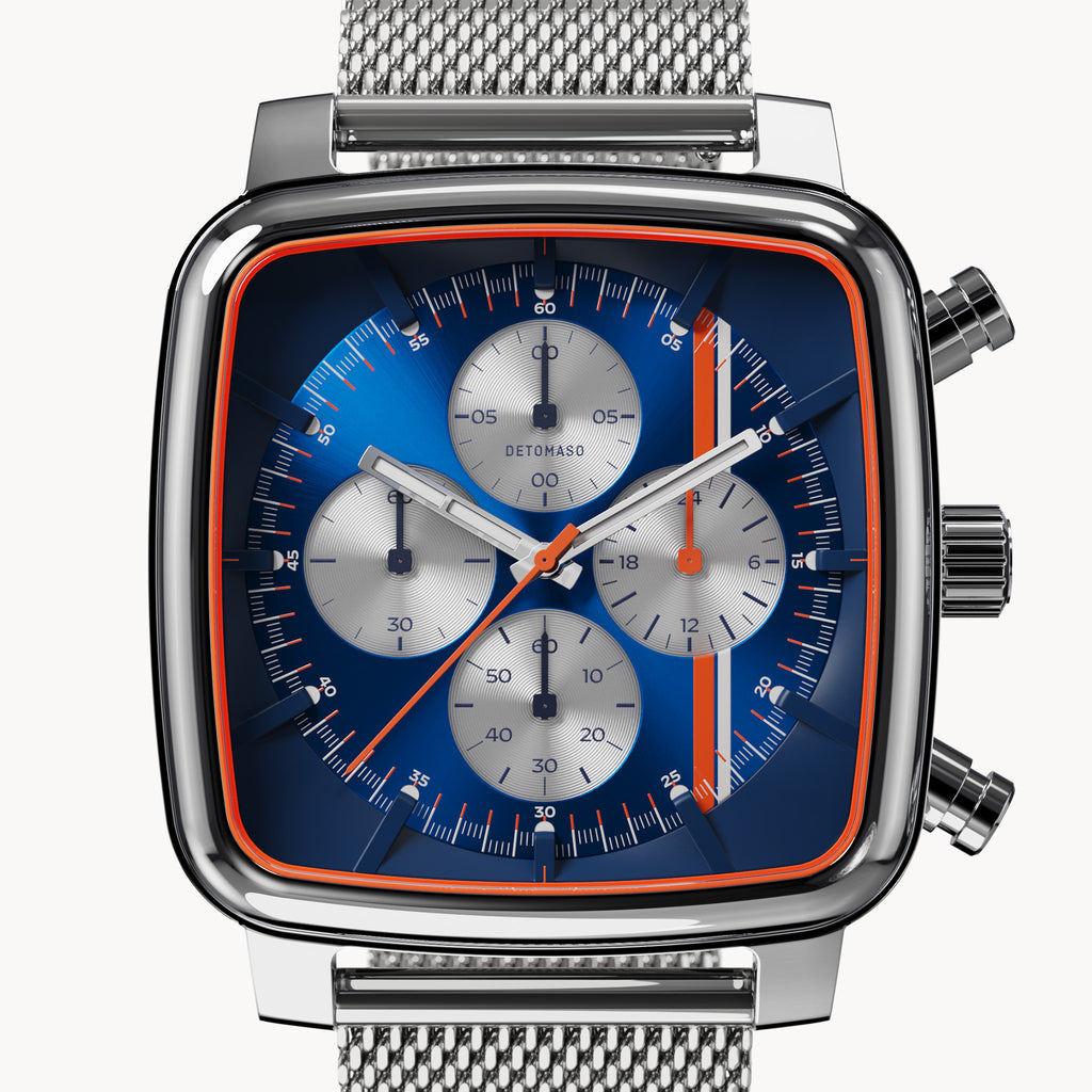 D20 Chrono Stradale – Silver Blue Orange