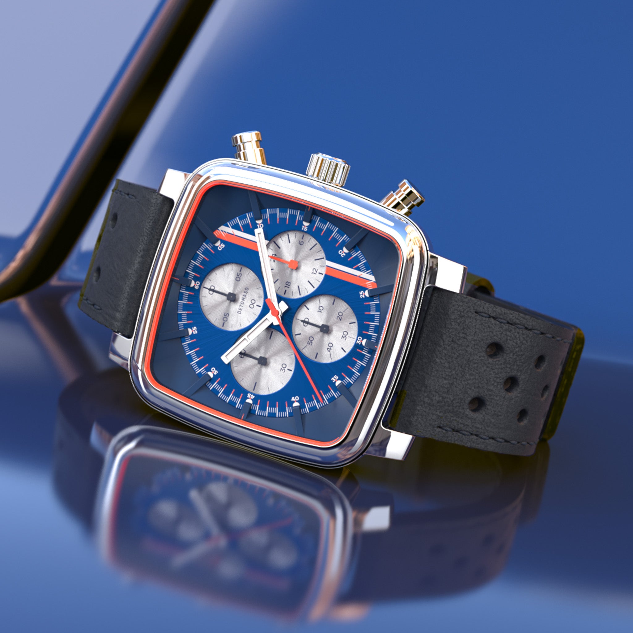 D20 Chrono Stradale – Silver Blue Orange