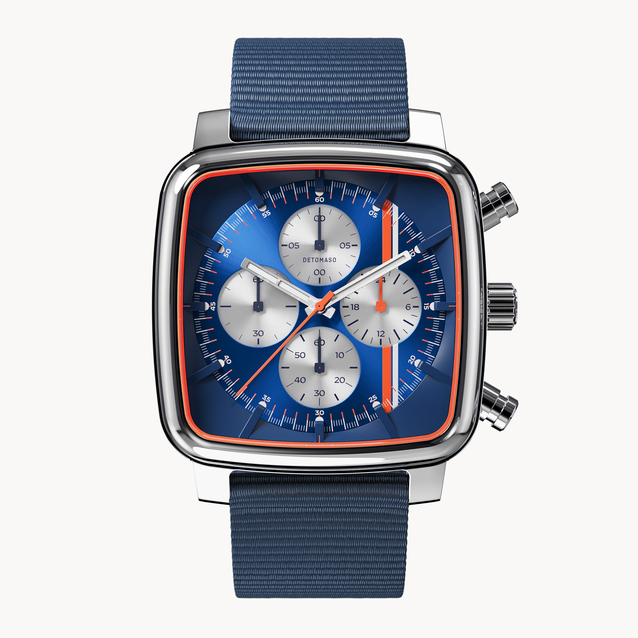 D20 Chrono Stradale – Silver Blue Orange