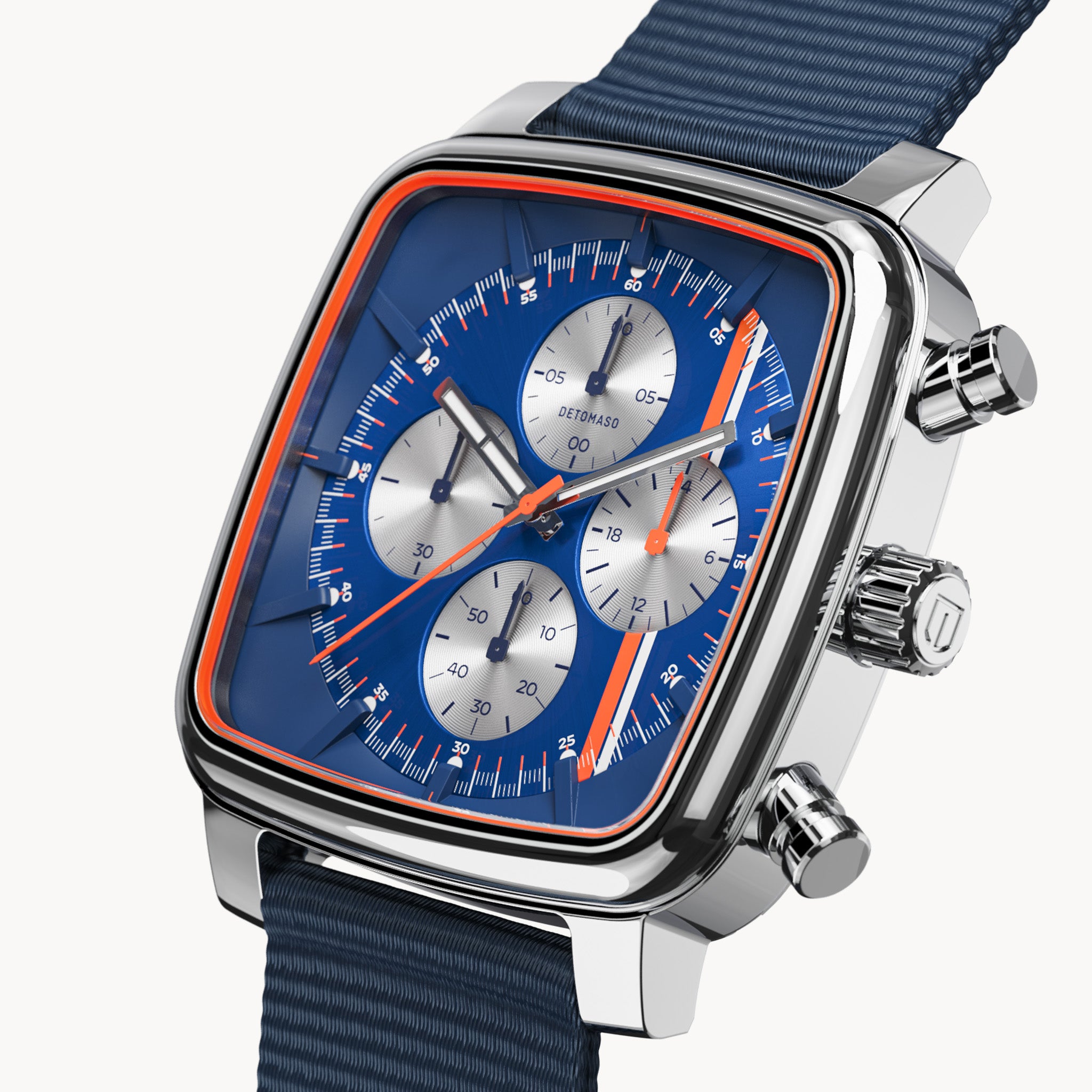 D20 Chrono Stradale – Silver Blue Orange