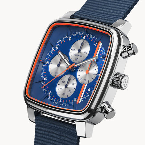 D20 Chrono Stradale – Silver Blue Orange