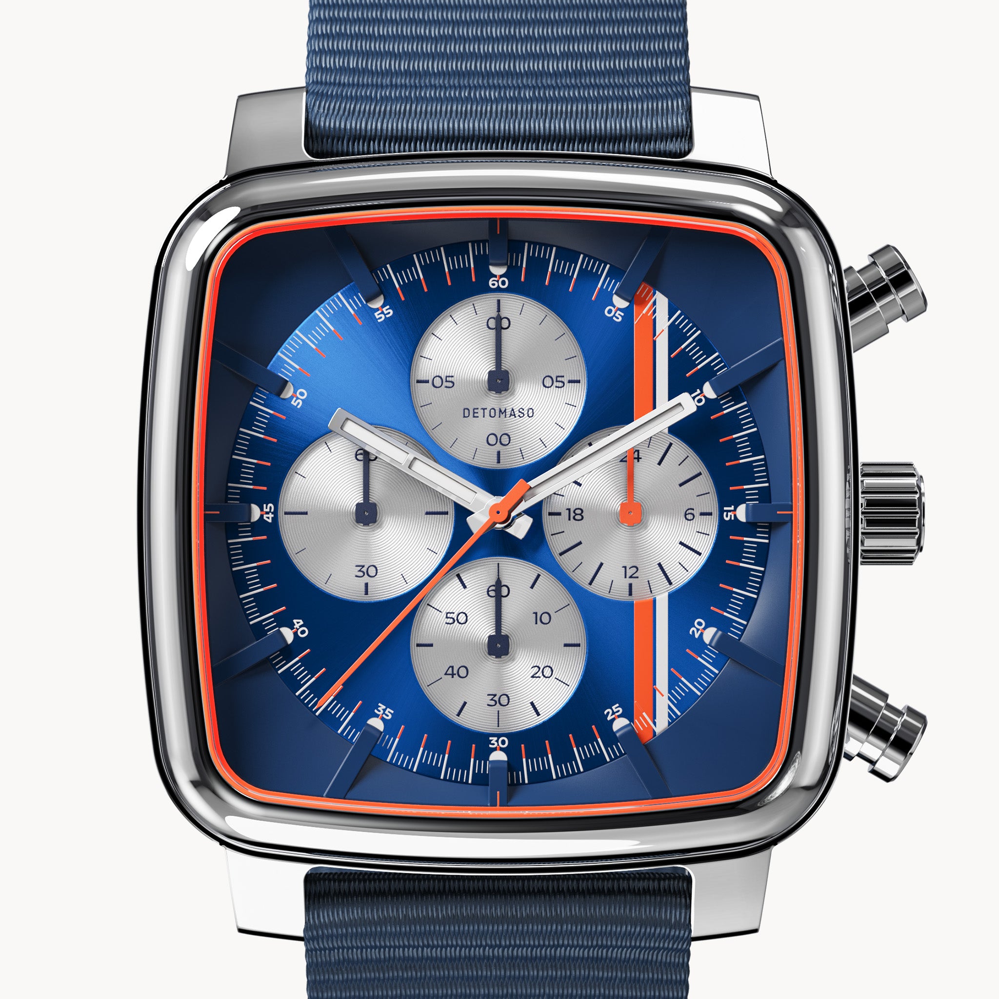 D20 Chrono Stradale – Silver Blue Orange