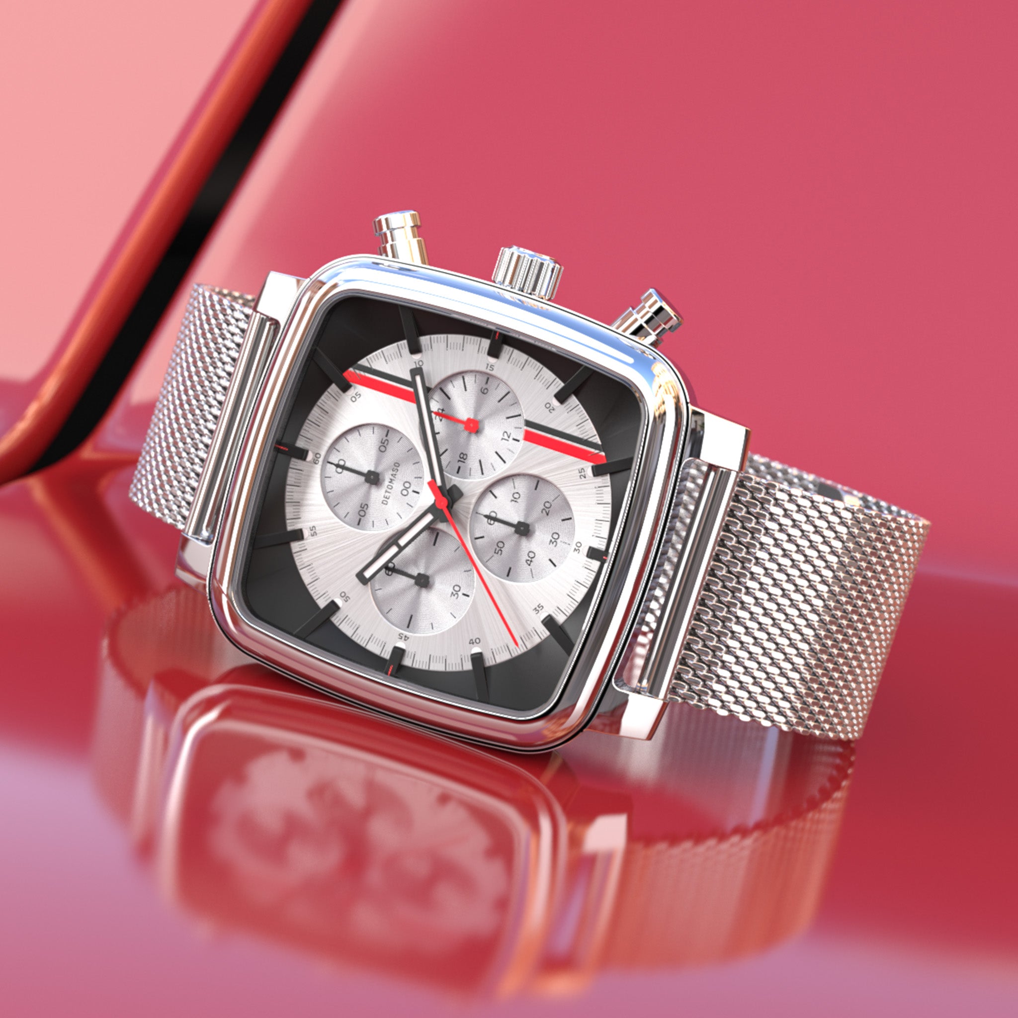 D20 Chrono Stradale – Silver Black