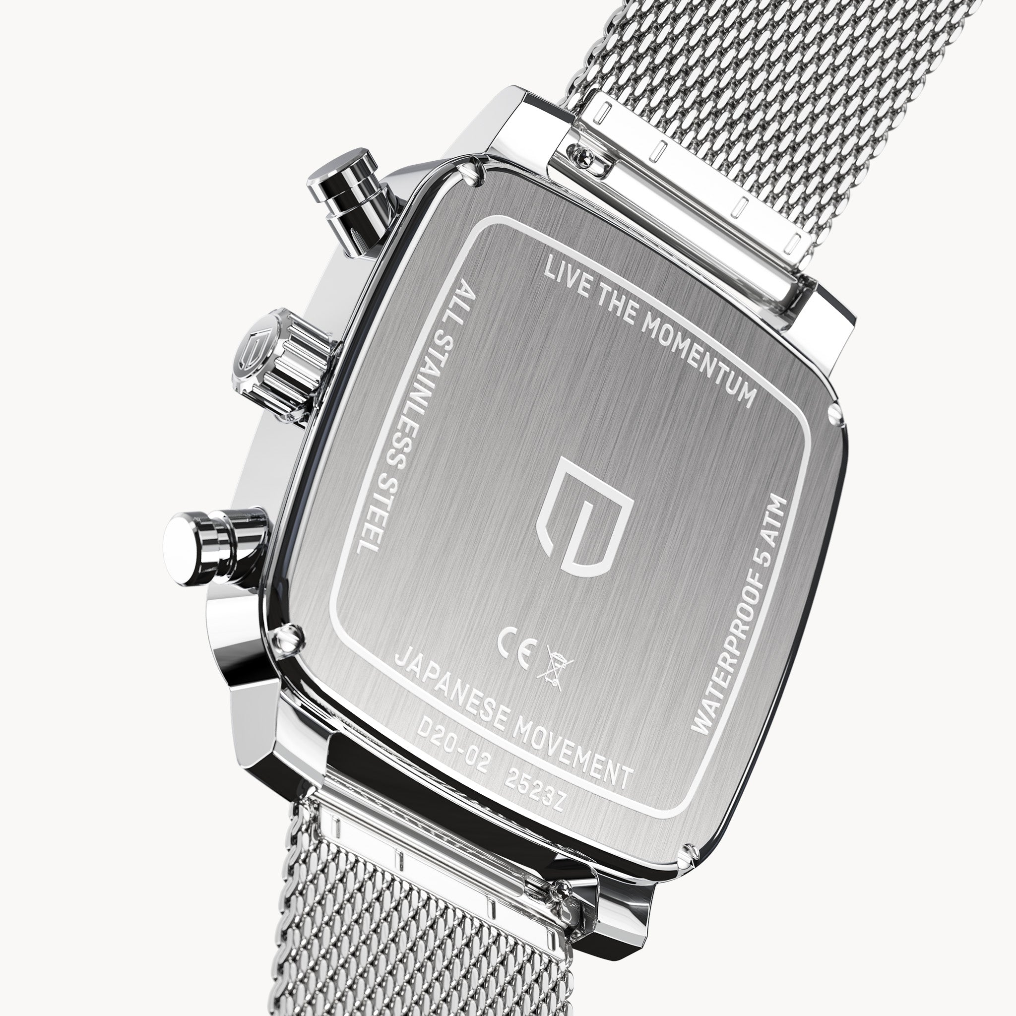 D20 Chrono Stradale – Silver Black