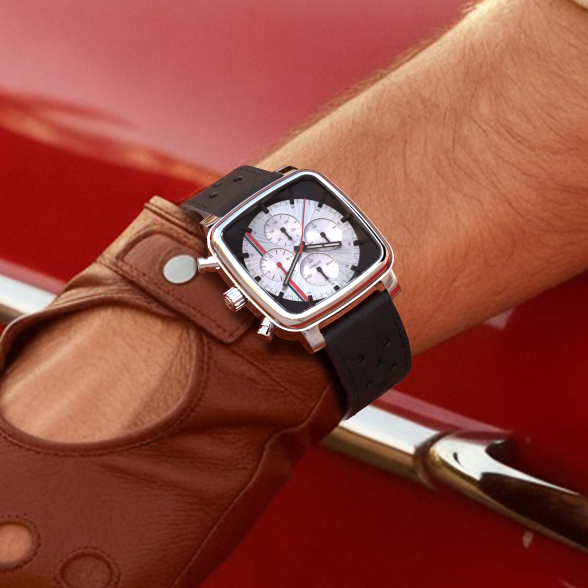 D20 Chrono Stradale – Silver Black