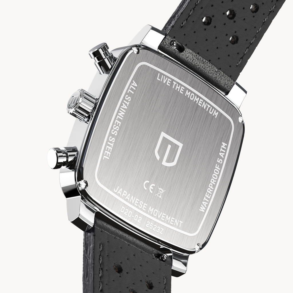 D20 Chrono Stradale – Silver Black