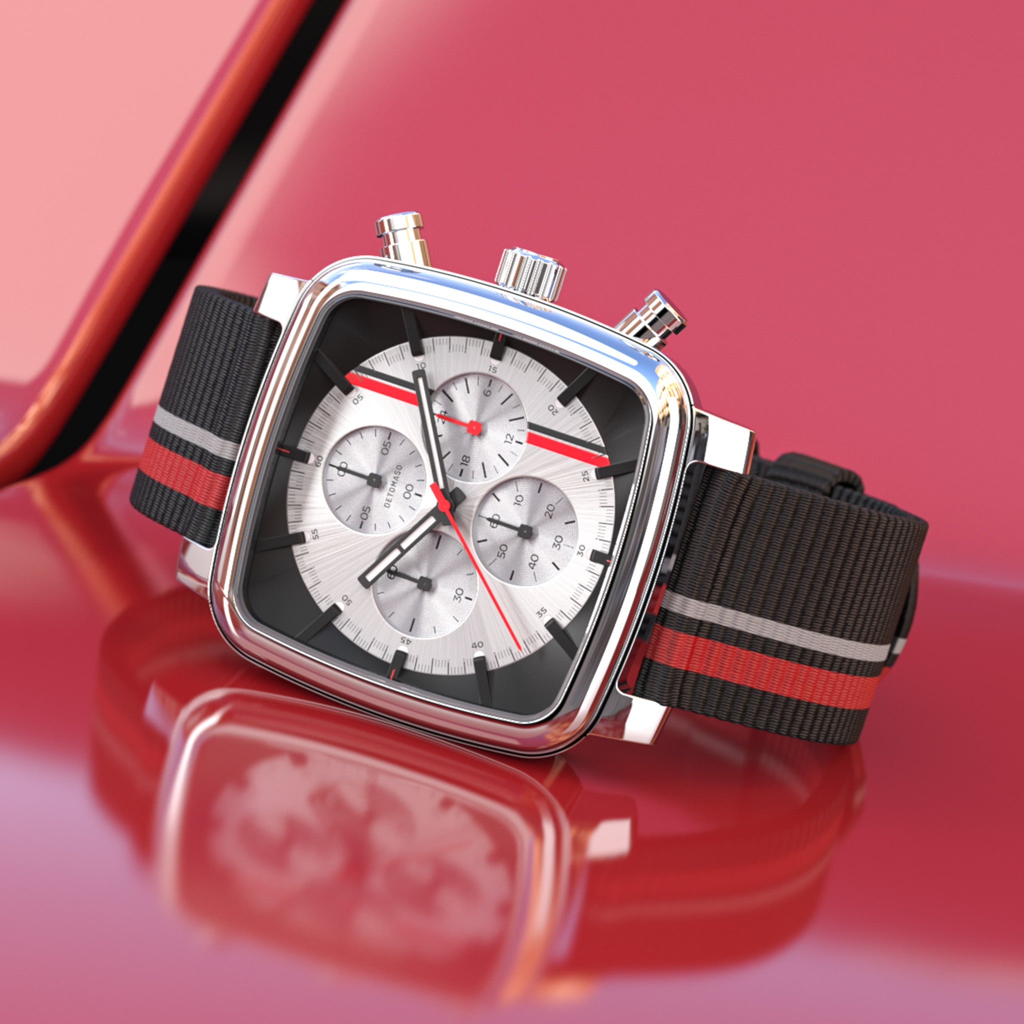 D20 Chrono Stradale – Silver Black