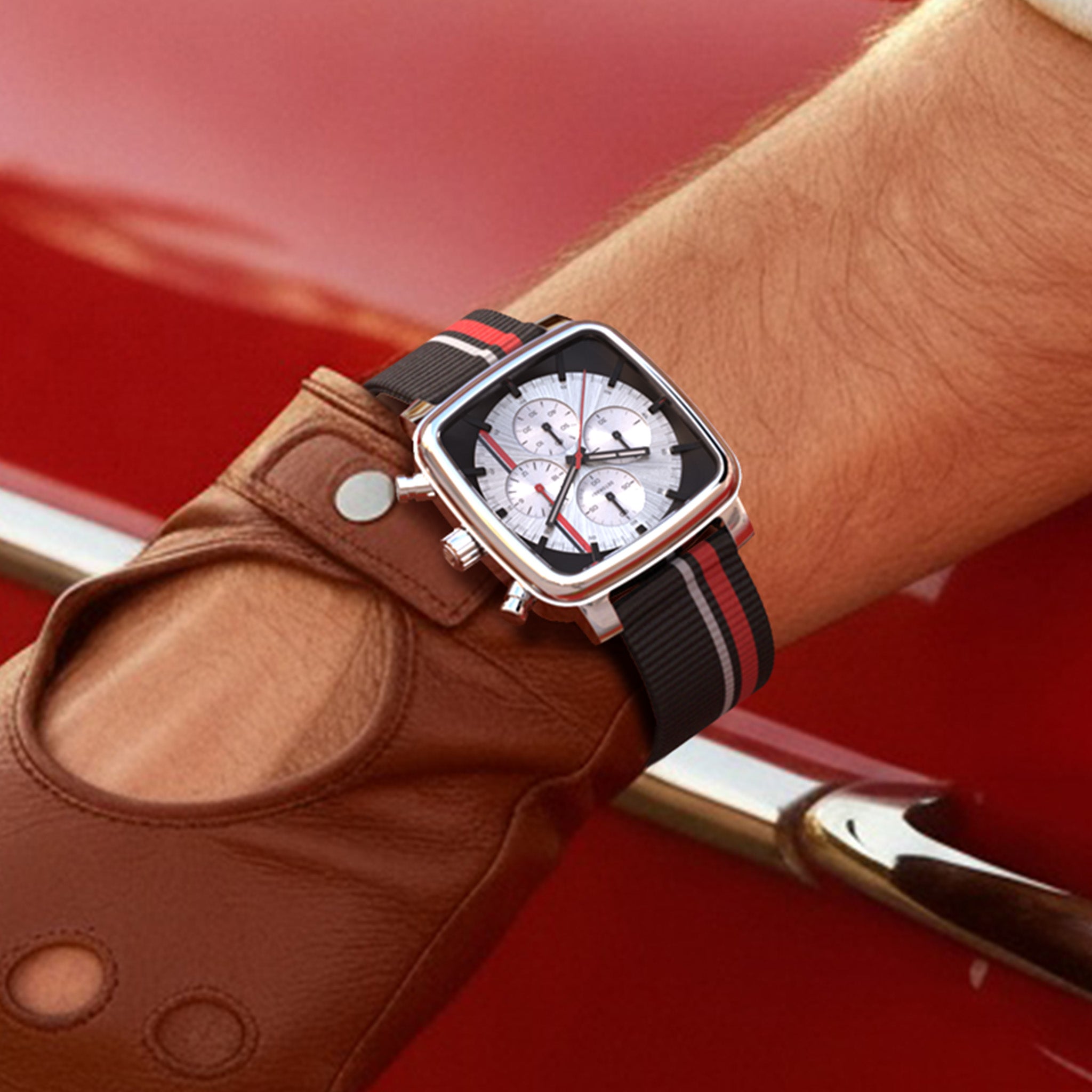 D20 Chrono Stradale – Silver Black