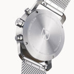 SORPASSO CHRONO MINTY BLUE - Mesh Silver Brushed - Detomaso Watches